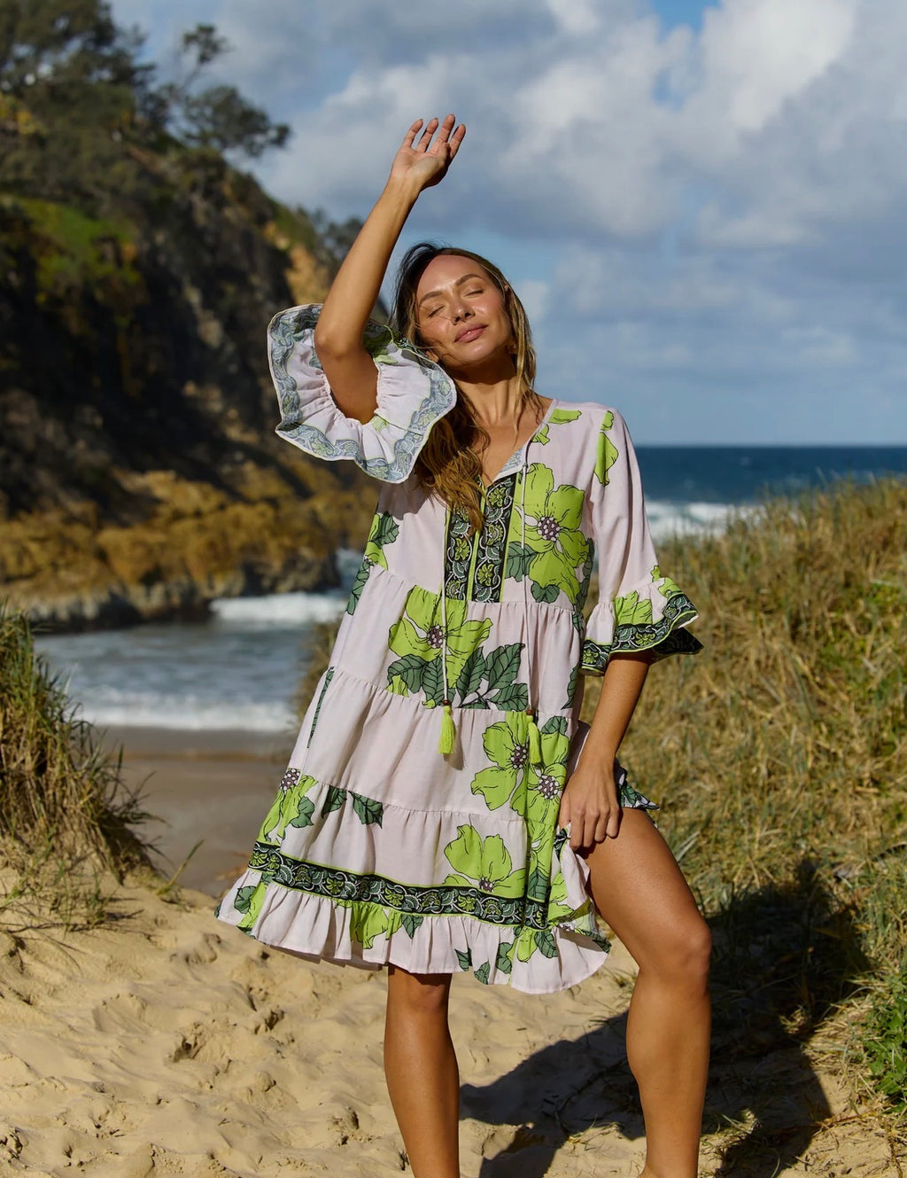 Naudic Libra Dress Paradise Green