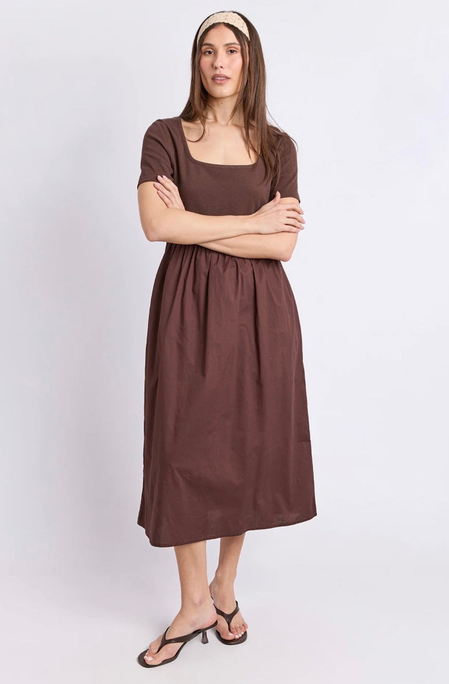 Foxwood Ella Dress Chocolate