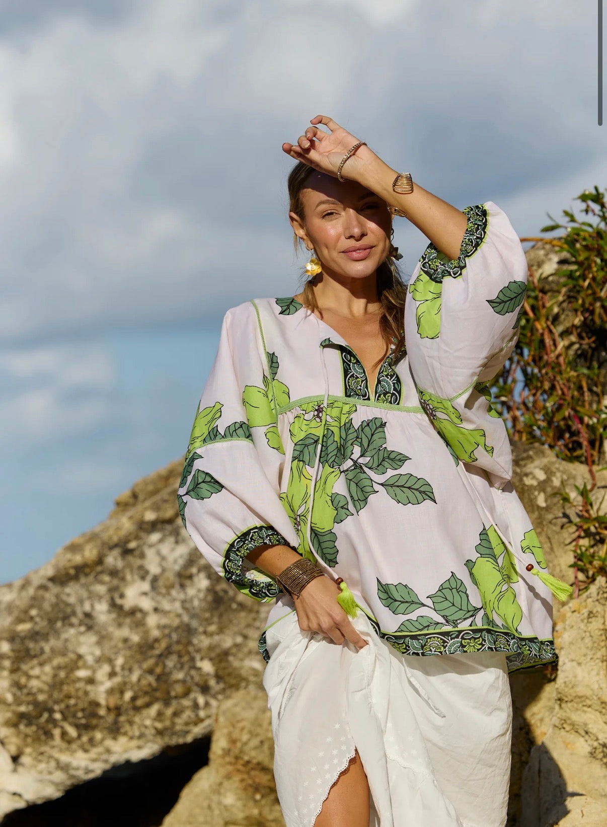 Naudic Bahamas Top Paradise Green