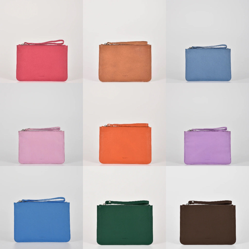 Gabee Queens Leather Pouch/Clutch