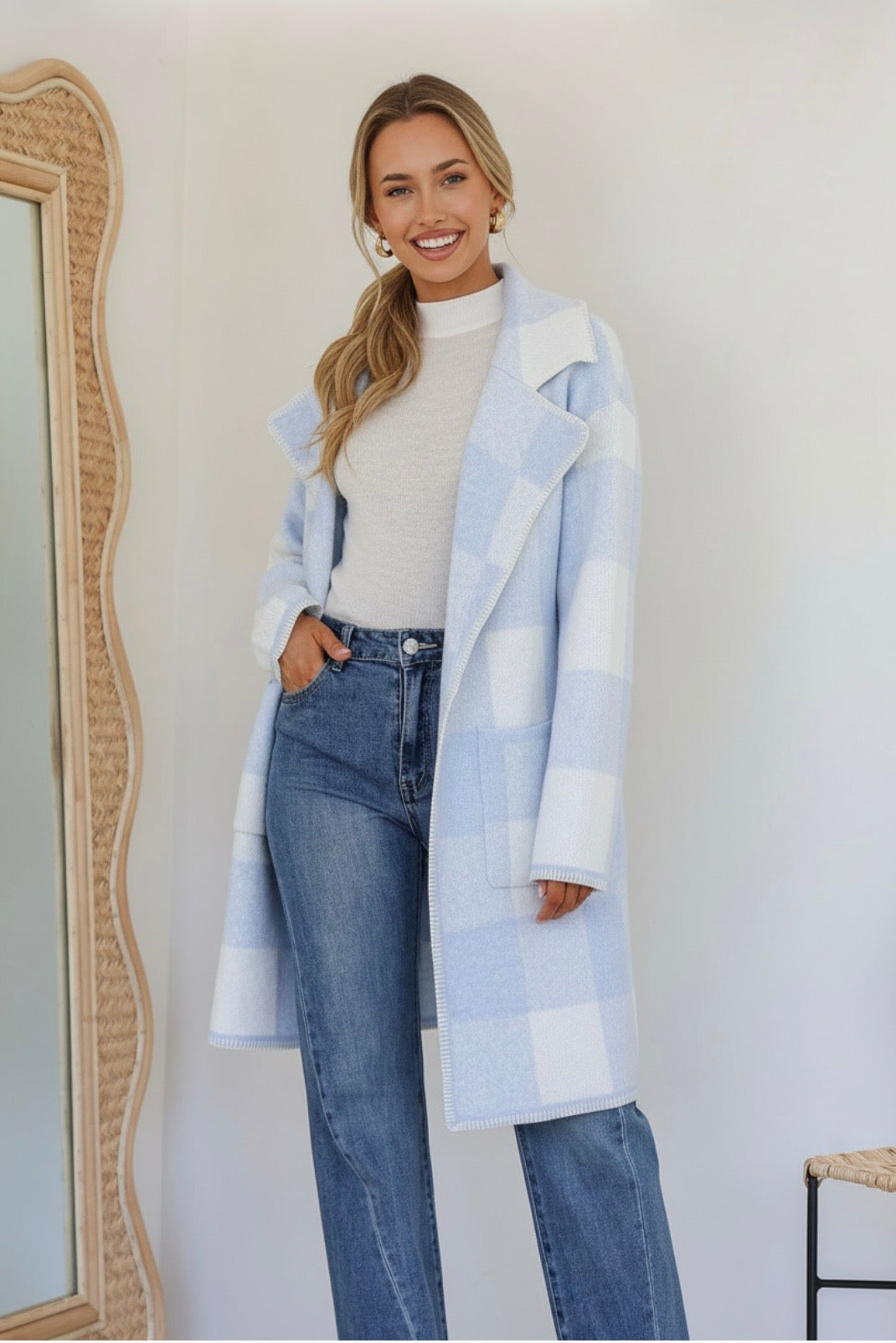 Miss Marlow Check Cardigan
