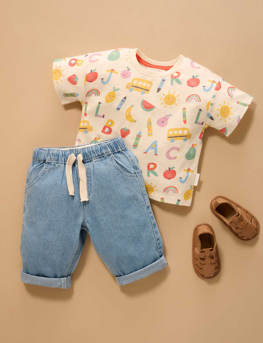 Purebaby Pull On Relaxed Jean