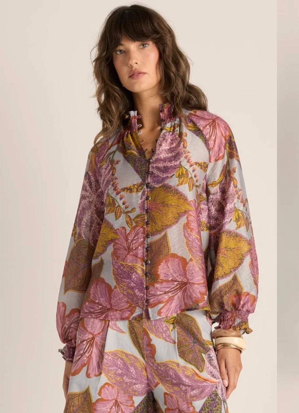 Fate & Becker Daria Shirred Blouse