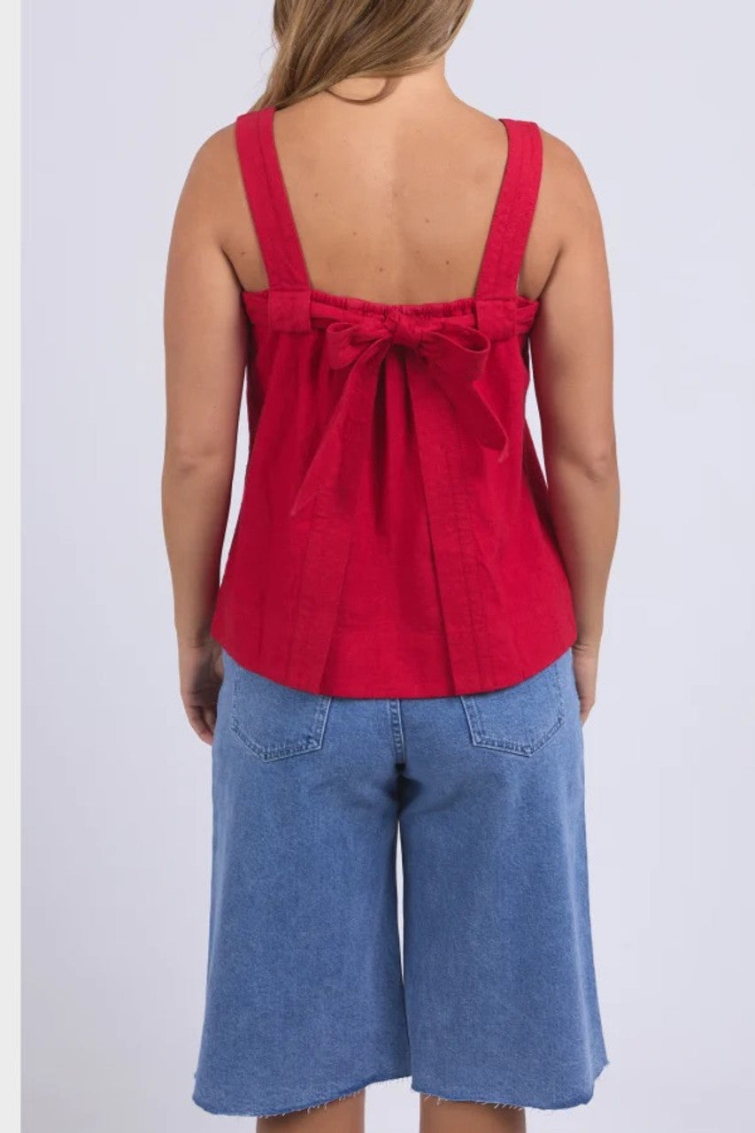 Foxwood Lourdes Top Crimson