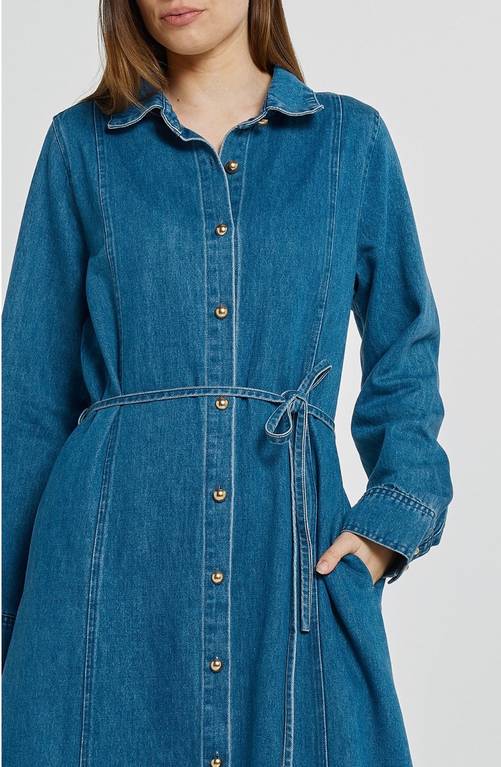 Betty Basics Nico Denim Dress