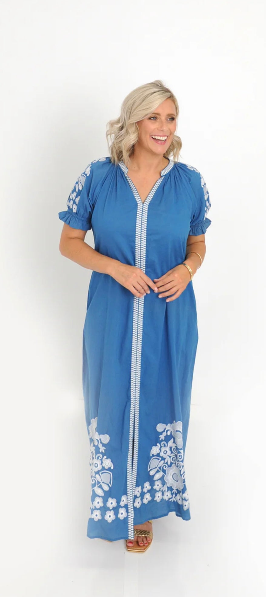 Alexander Santorini Flora Dress