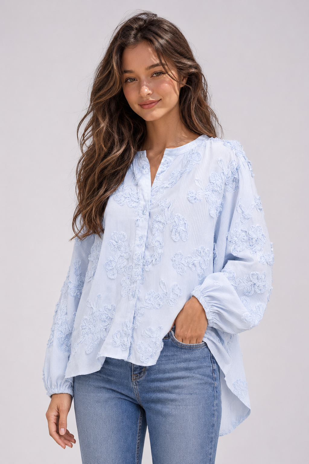 Wednesday Lulu Applique Shirt
