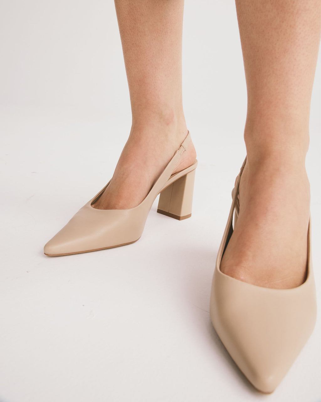 Novo Irie Neutral Smooth Heels