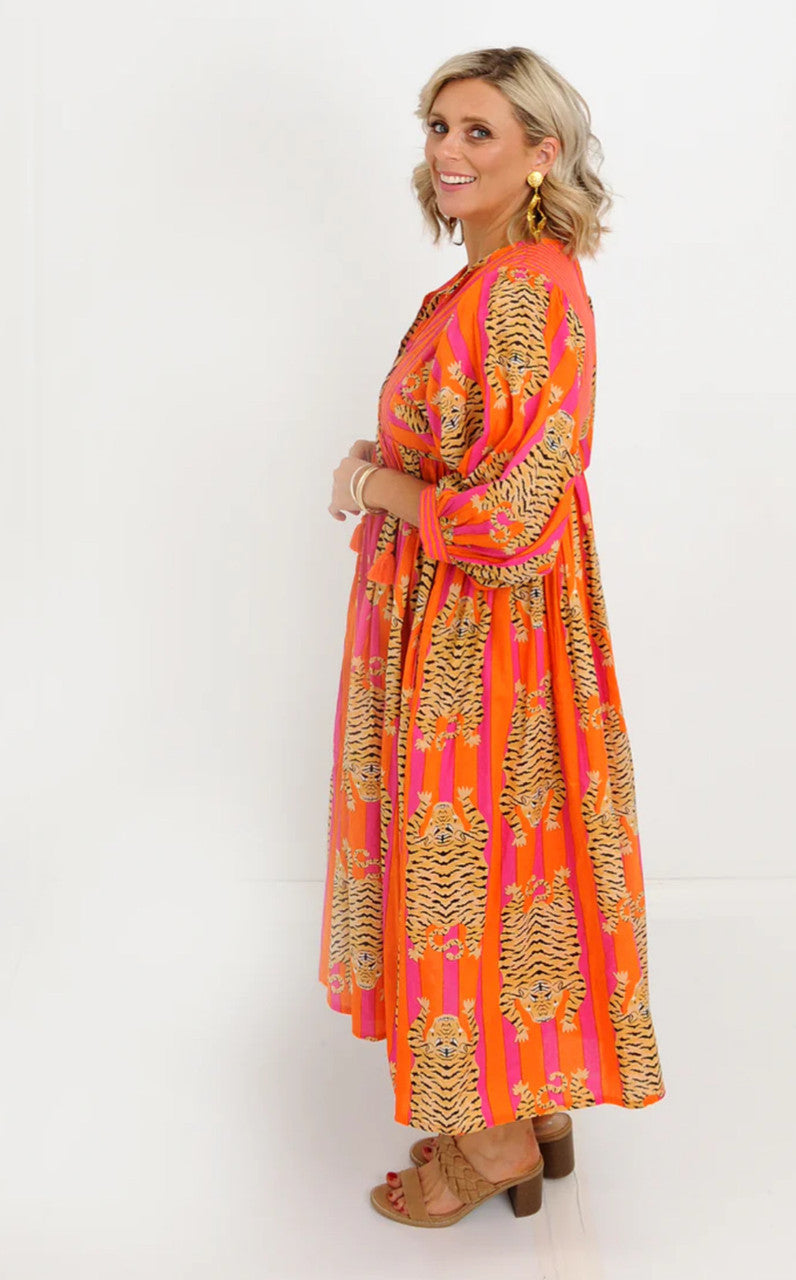 Ivy Pearl Alexander Santorini Tiger Dress