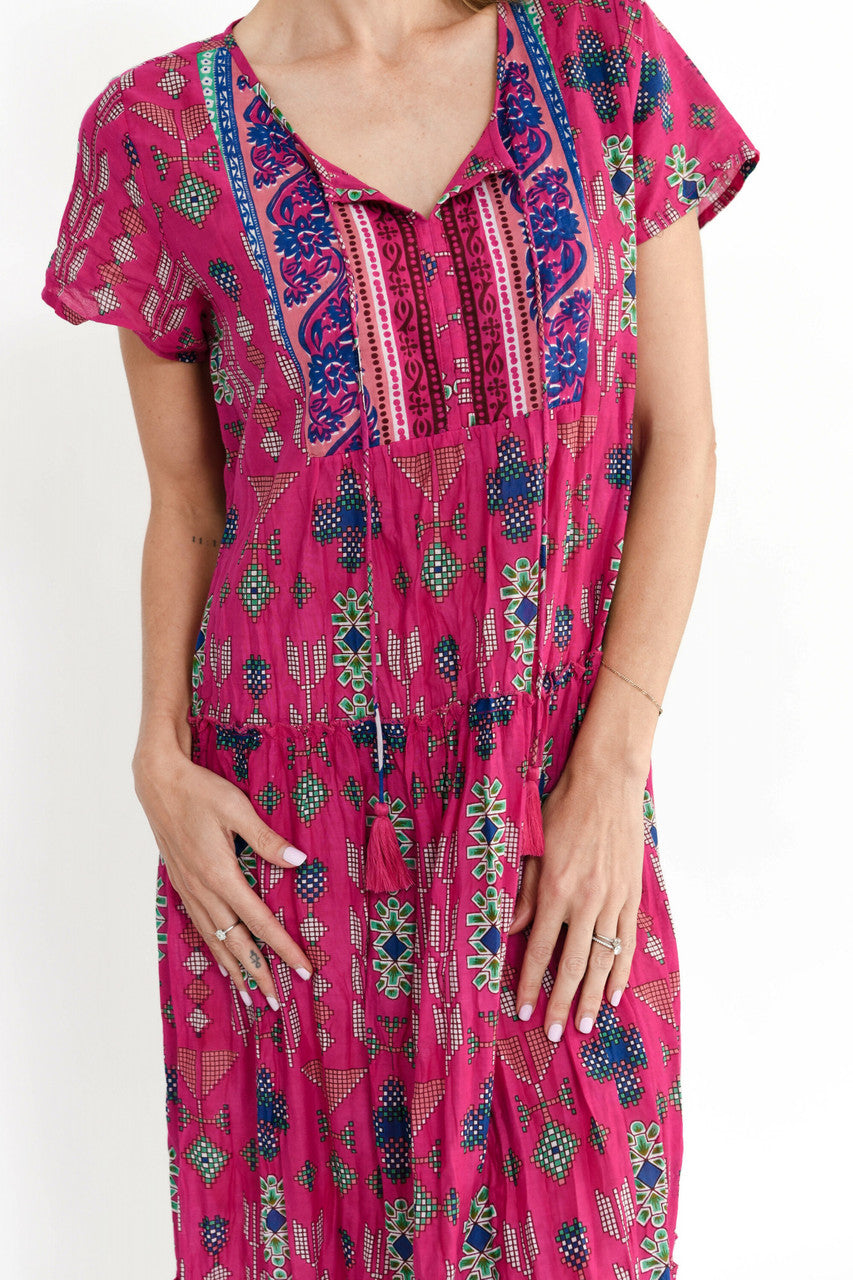 One Summer Aztec Border Dress