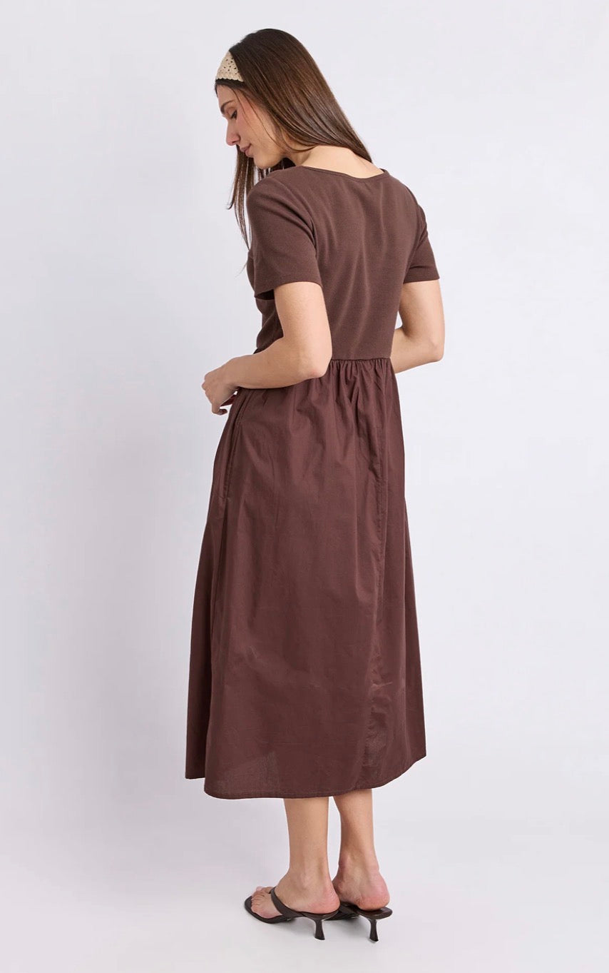 Foxwood Ella Dress Chocolate