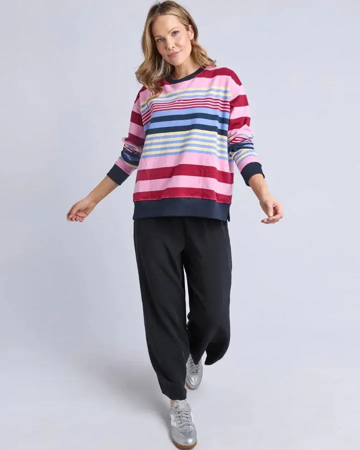 Elm Alva Stripe Crew