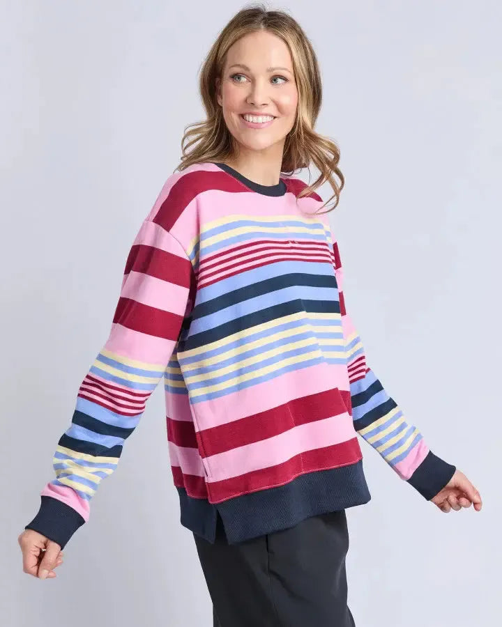 Elm Alva Stripe Crew