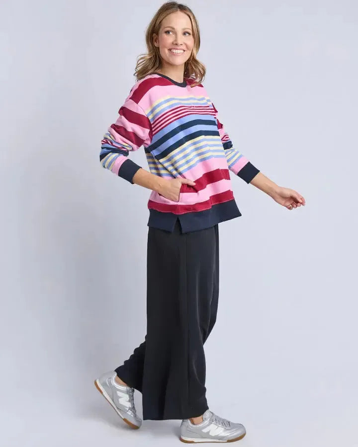Elm Alva Stripe Crew