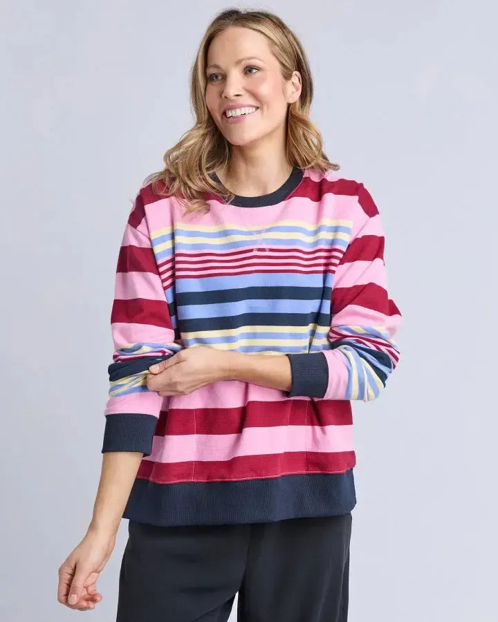 Elm Alva Stripe Crew