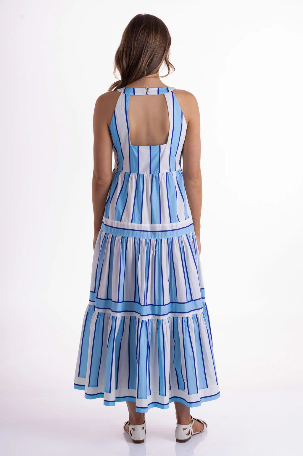 Wyatt Wylde Esme Dress Azure stripe