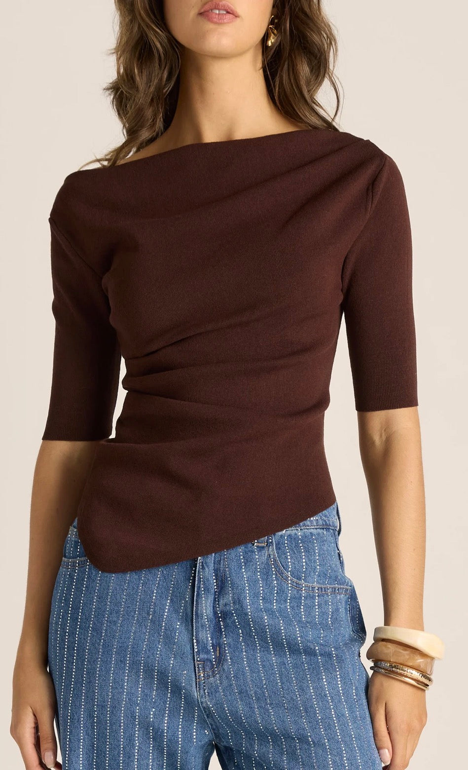 Fate & Becker Estelle Drape Top
