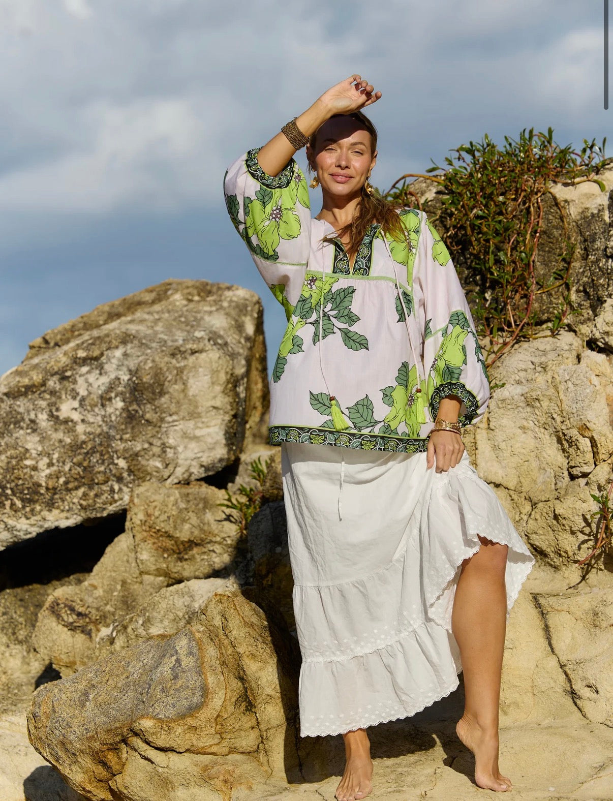 Naudic Bahamas Top Paradise Green