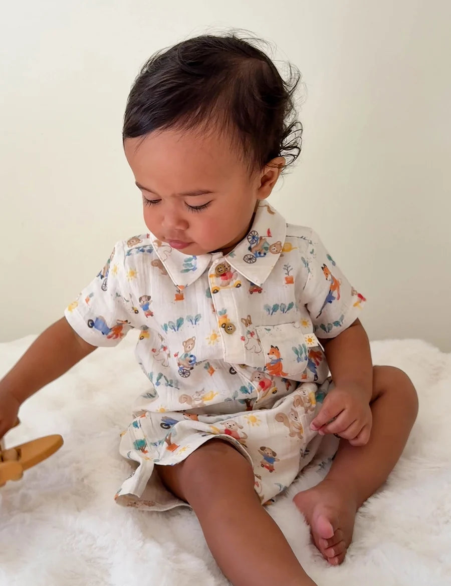 Purebaby Crinkle Set Lets Garden