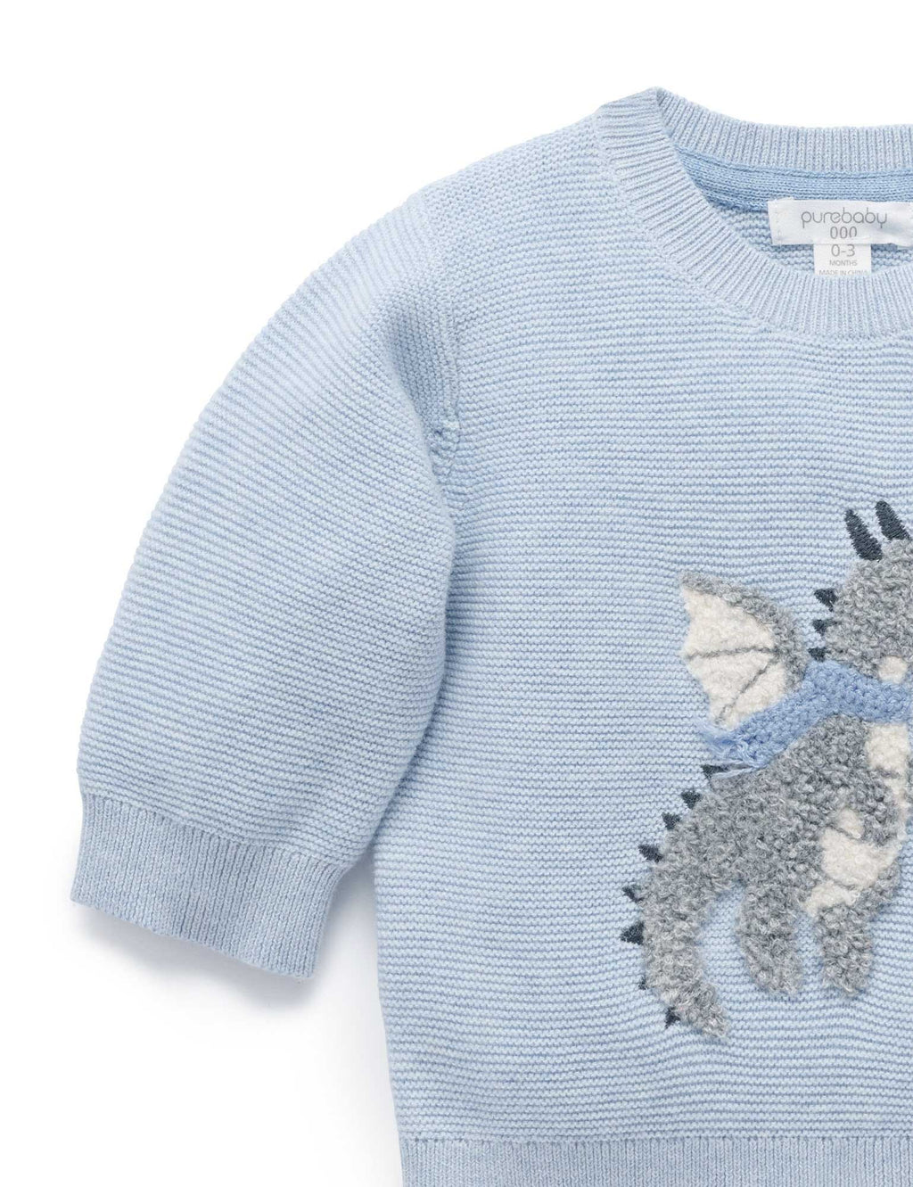 Purebaby Magical Forest Jumper Ice Melange