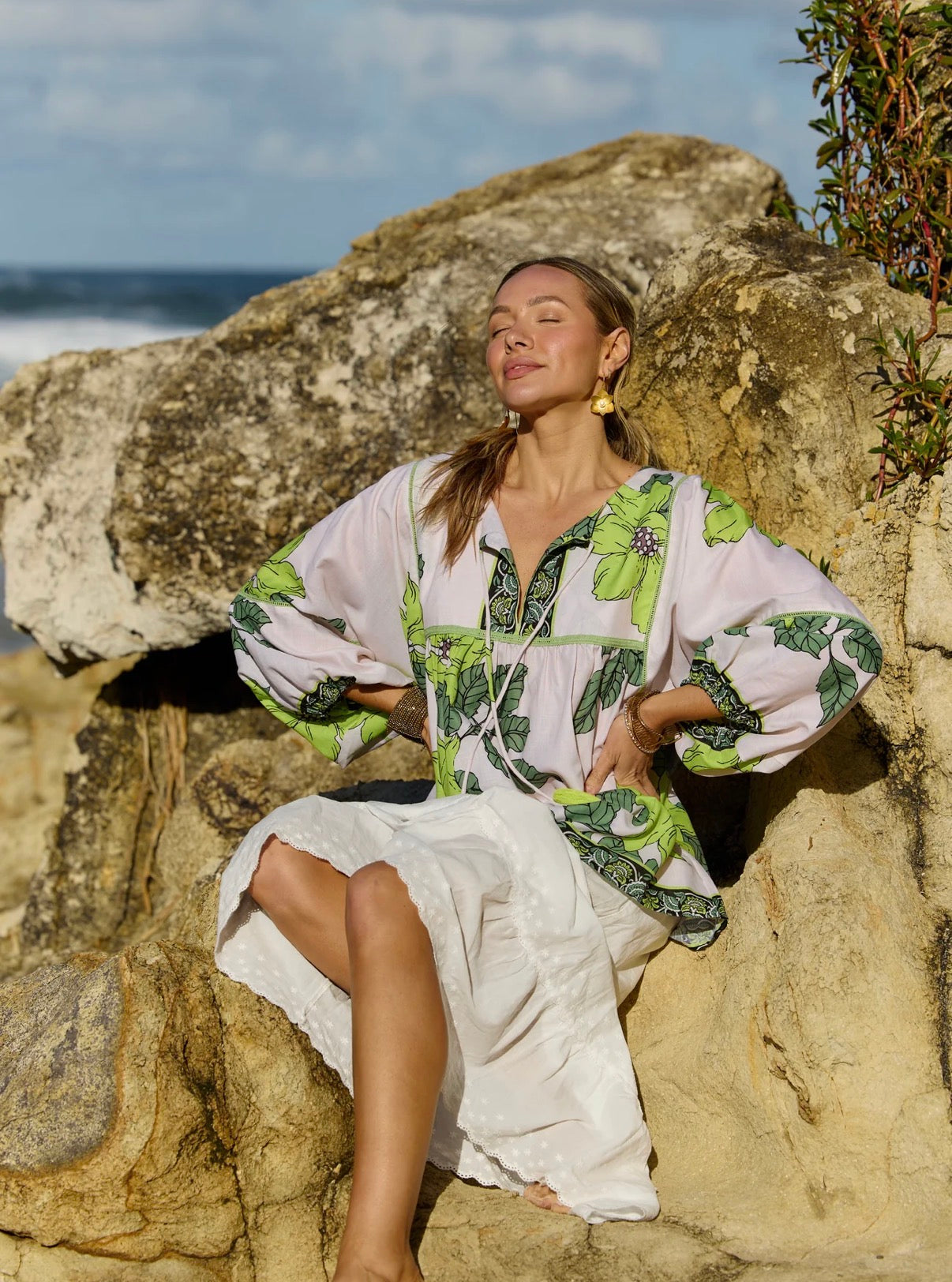 Naudic Bahamas Top Paradise Green