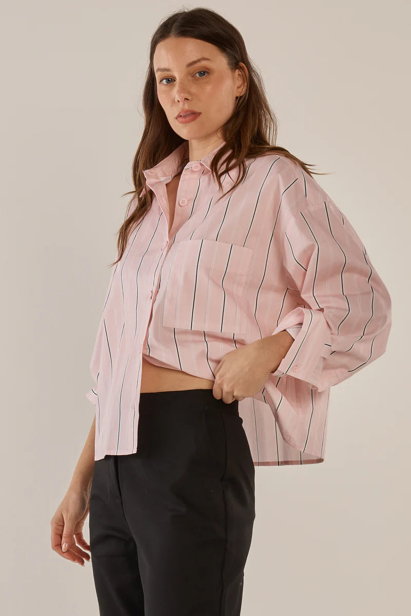 Betty Basics Erin Crop Shirt