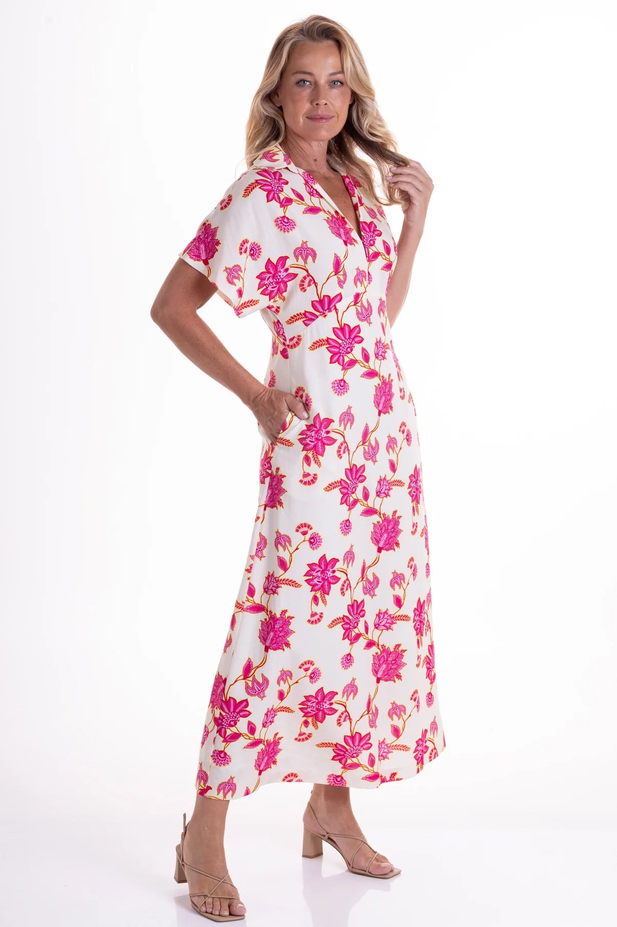 Wyatt Wylde Lux Dress Pink Lotus
