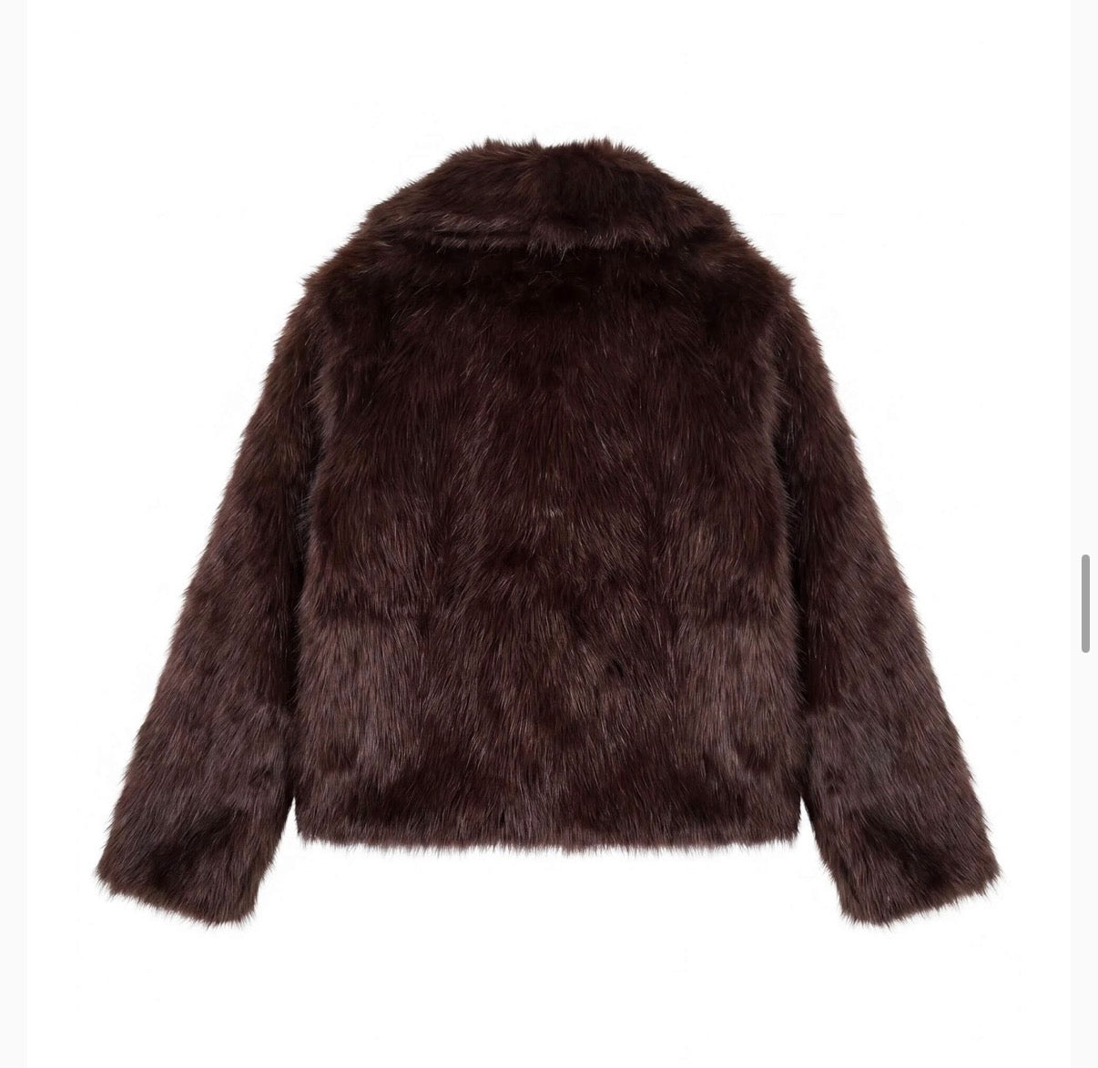 Smaibulun Faux Fur Coat Chocolate