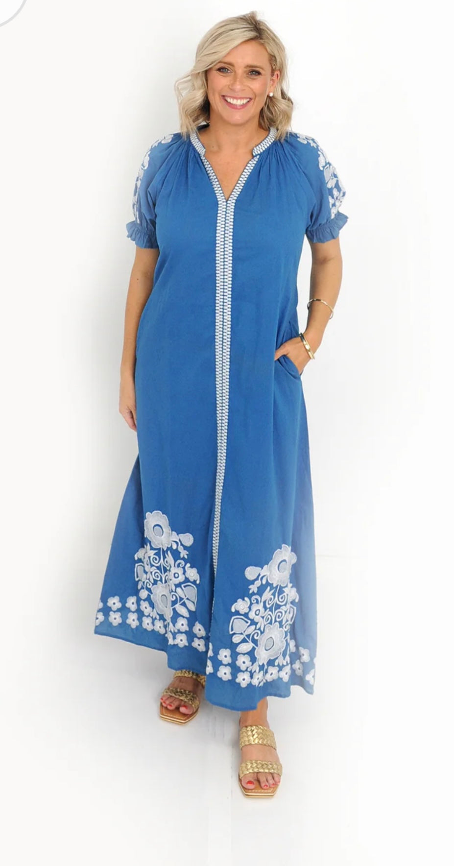 Alexander Santorini Flora Dress