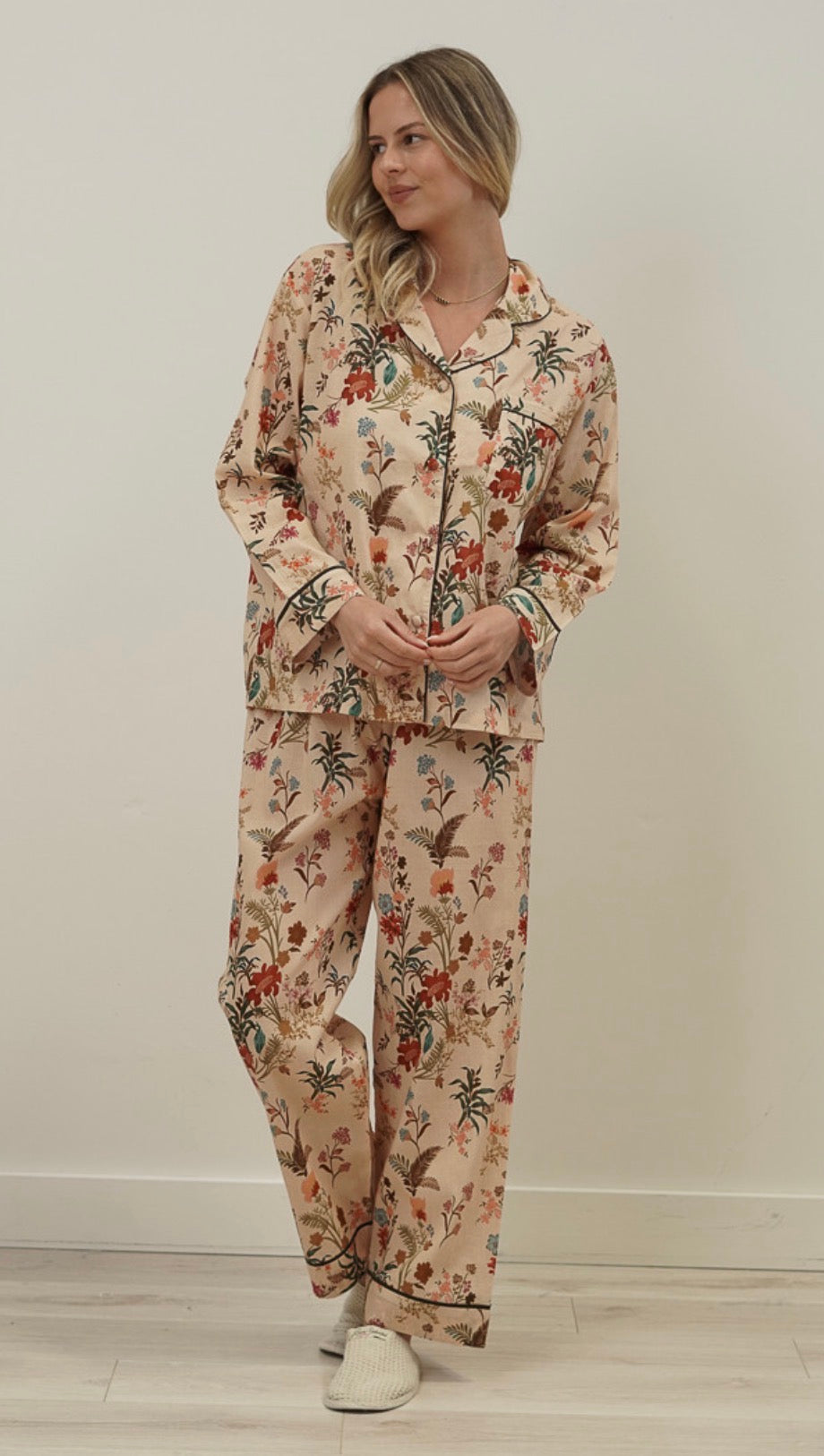 LU Wildflower Field Long PJ set