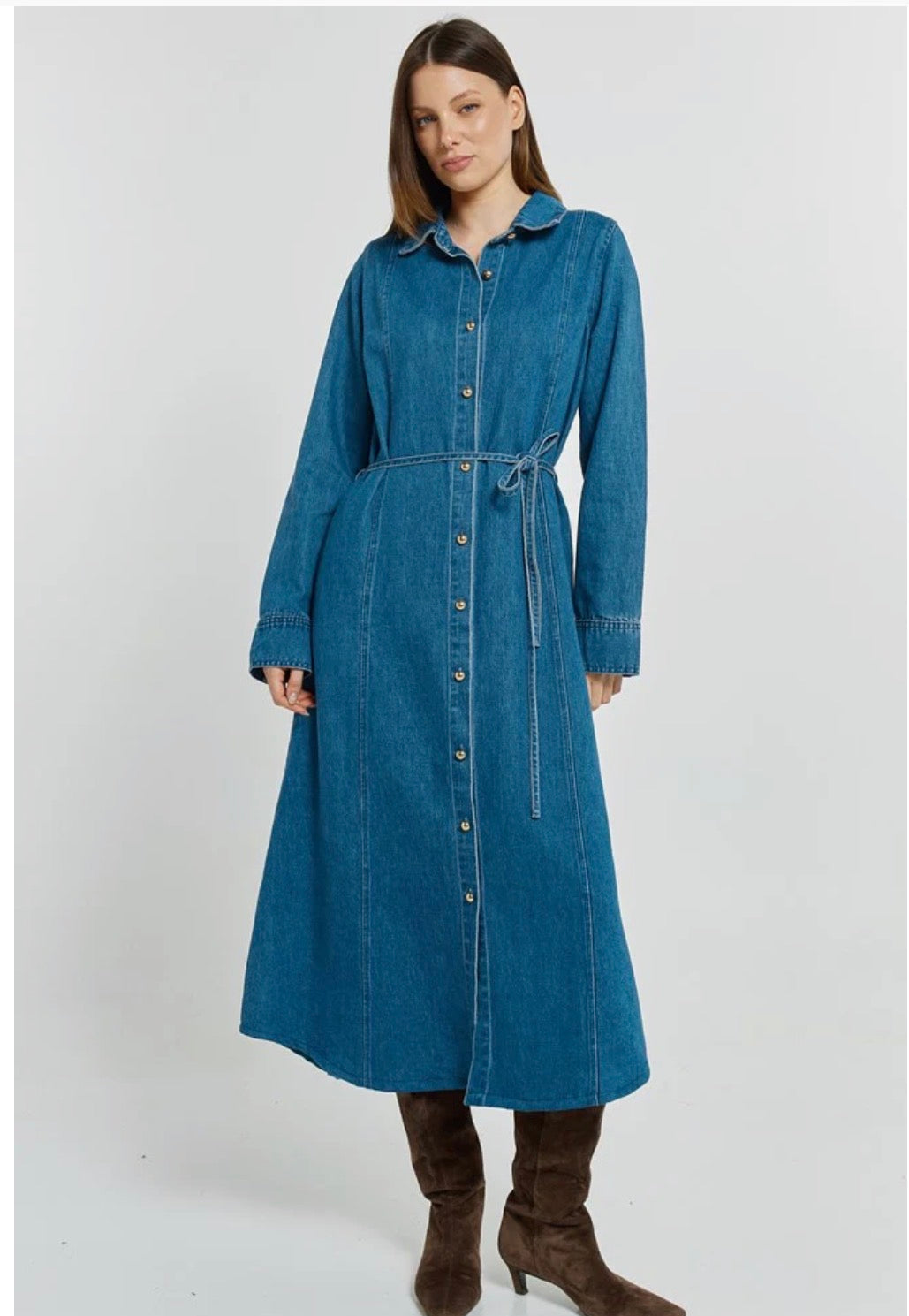 Betty Basics Nico Denim Dress