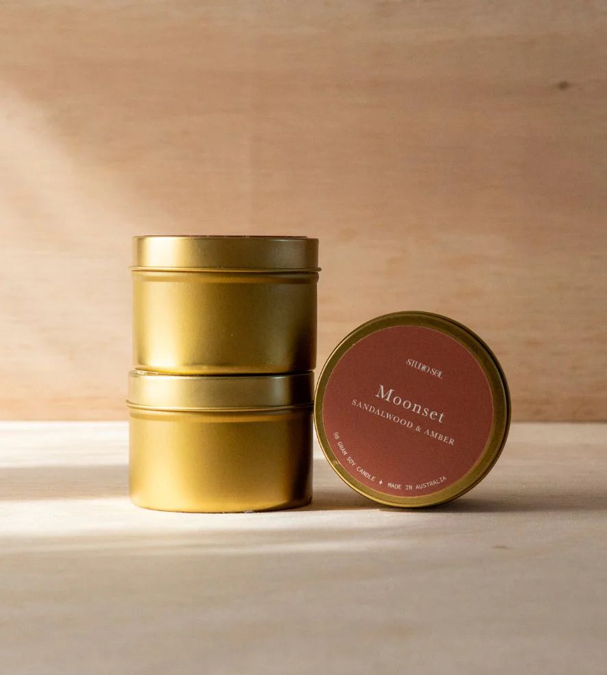 Studio Sol Travel Tin Candles