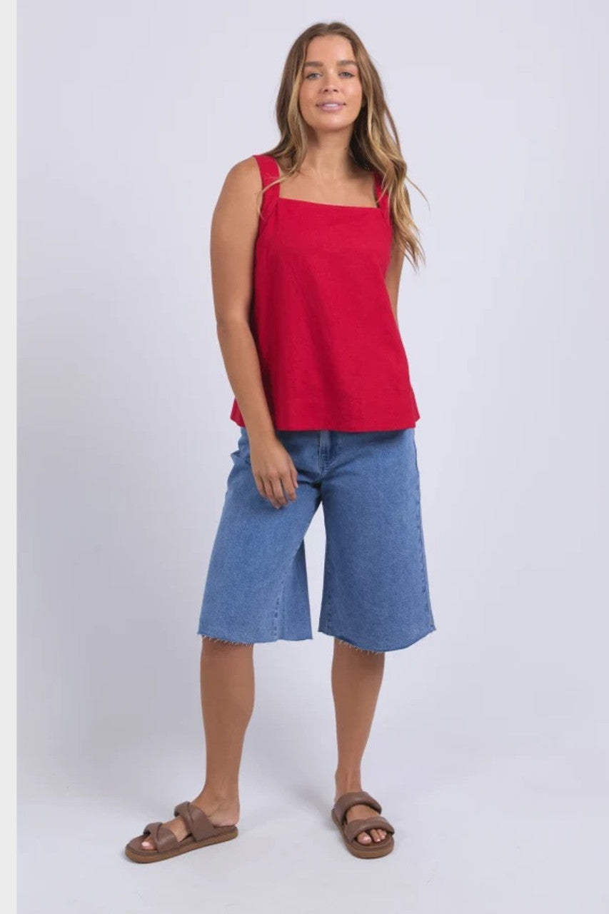 Foxwood Lourdes Top Crimson