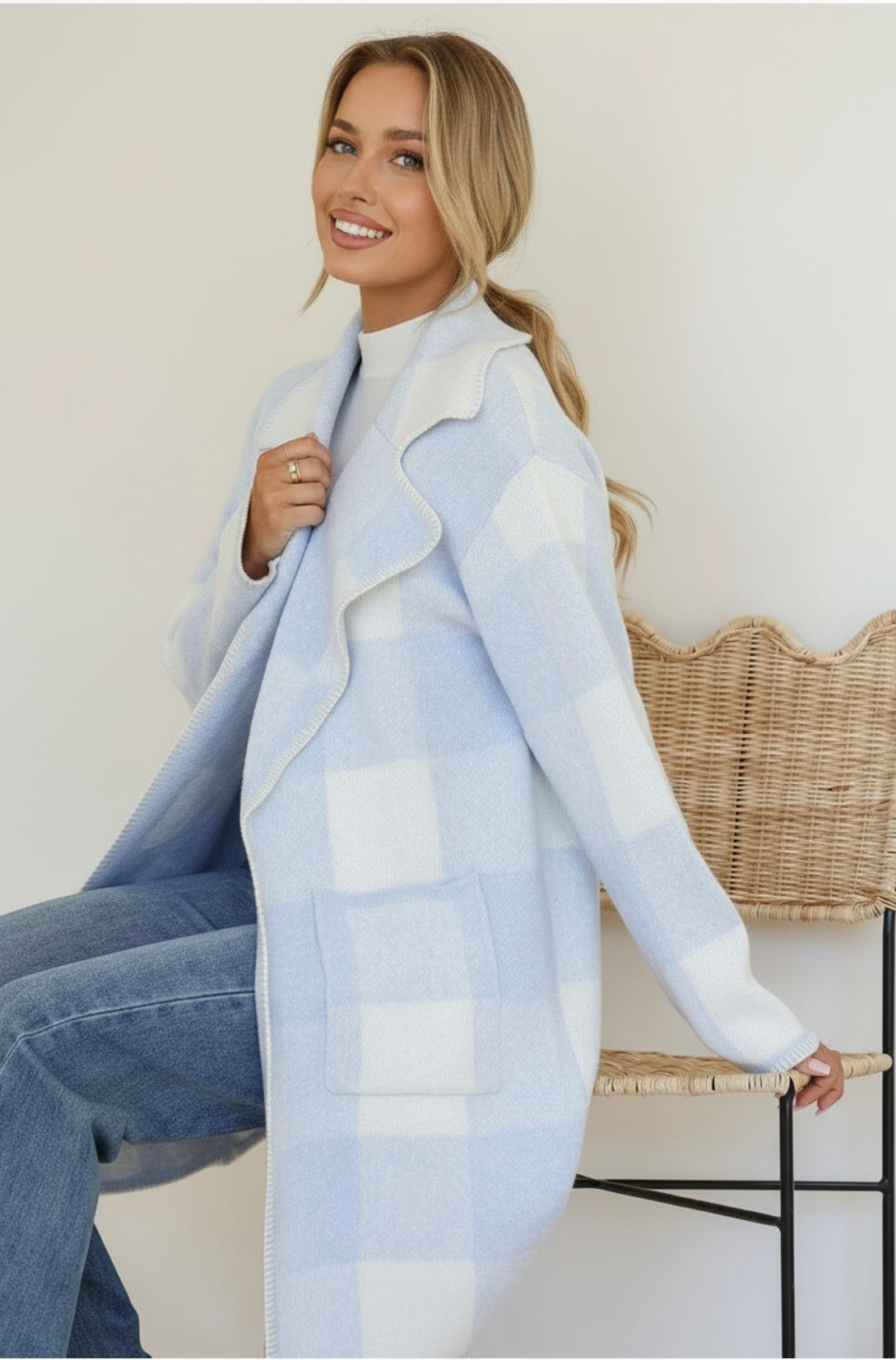 Miss Marlow Check Cardigan