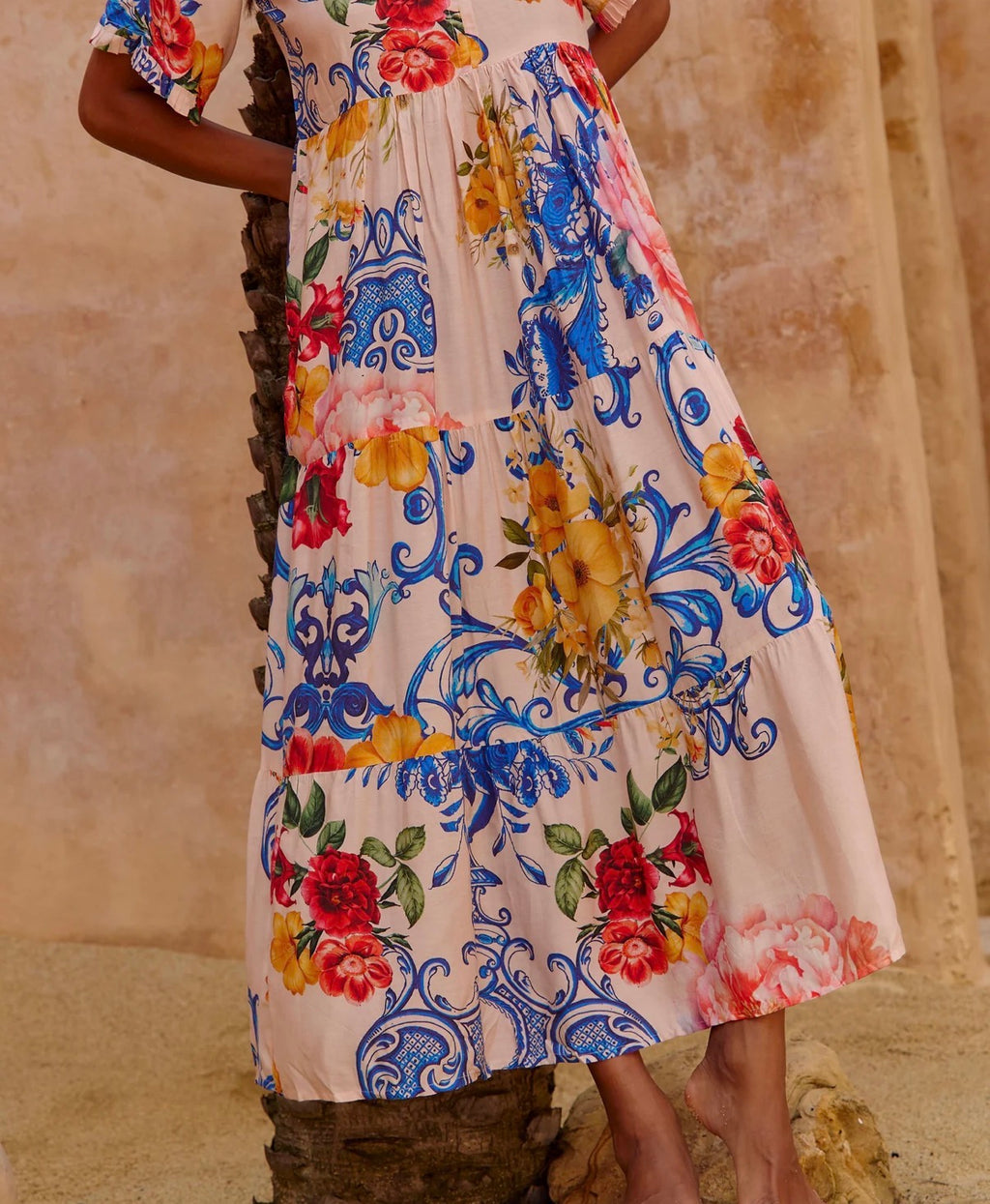 Naudic Amisha Maxi Dress Tangier Print