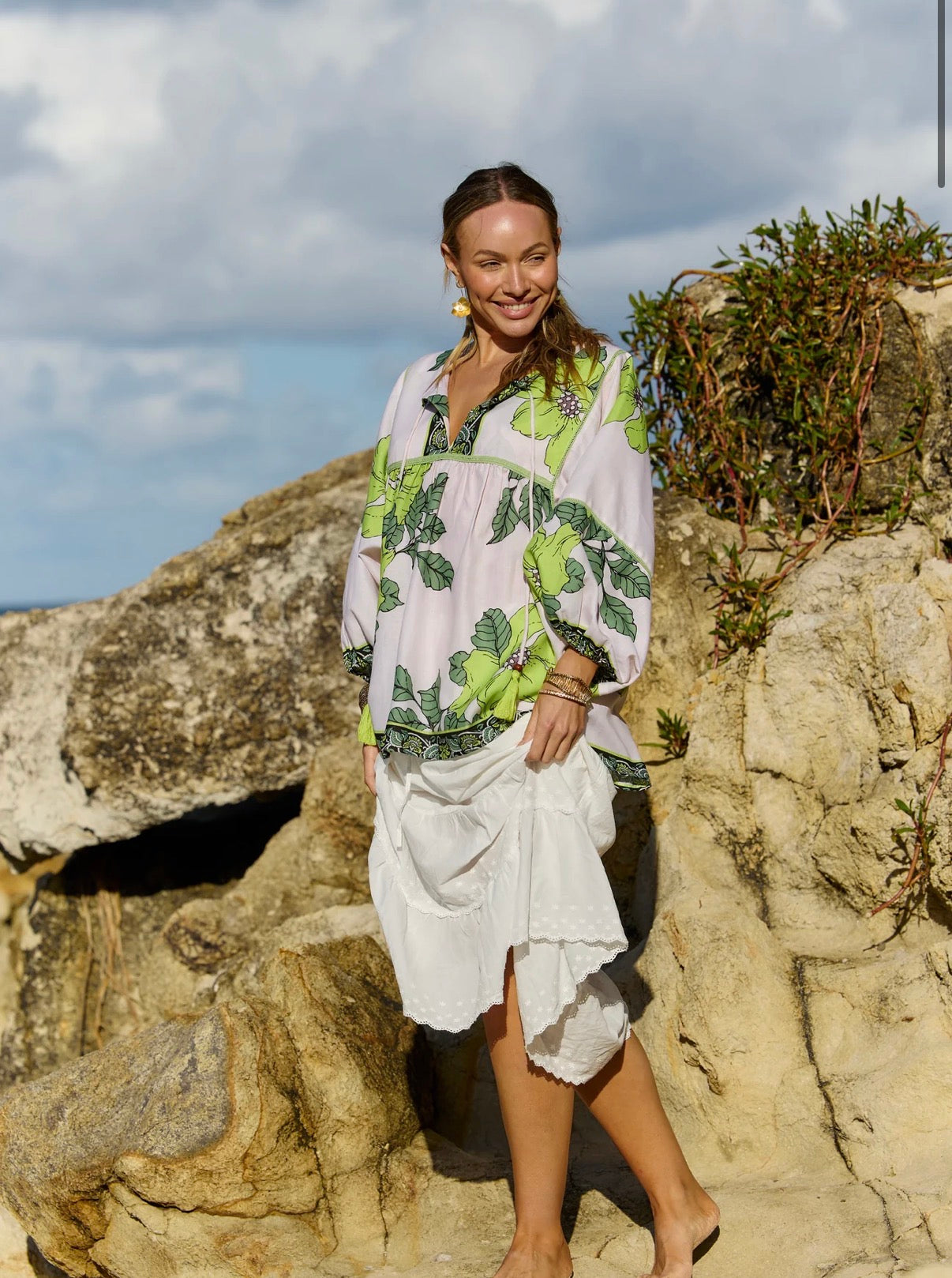 Naudic Bahamas Top Paradise Green