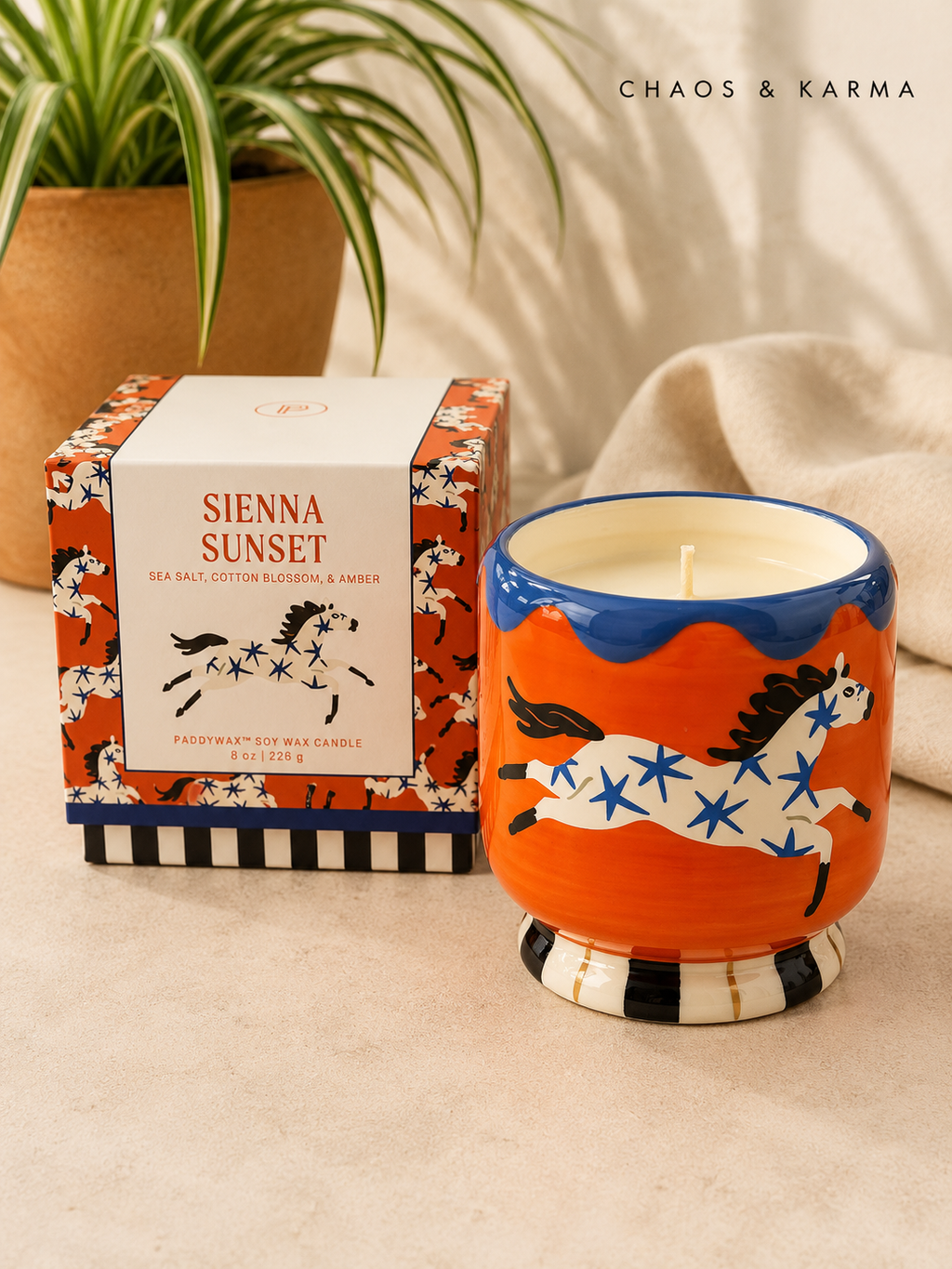 Paddywax Adopo Ceramic Candle