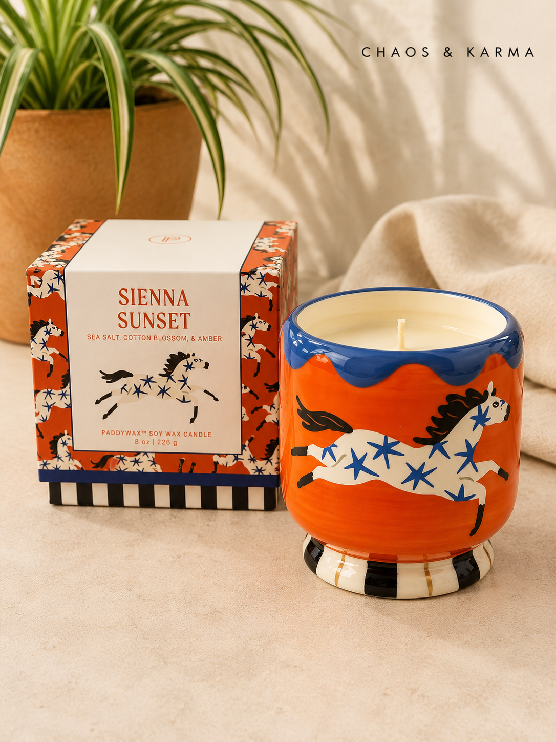 Paddywax Adopo Ceramic Candle