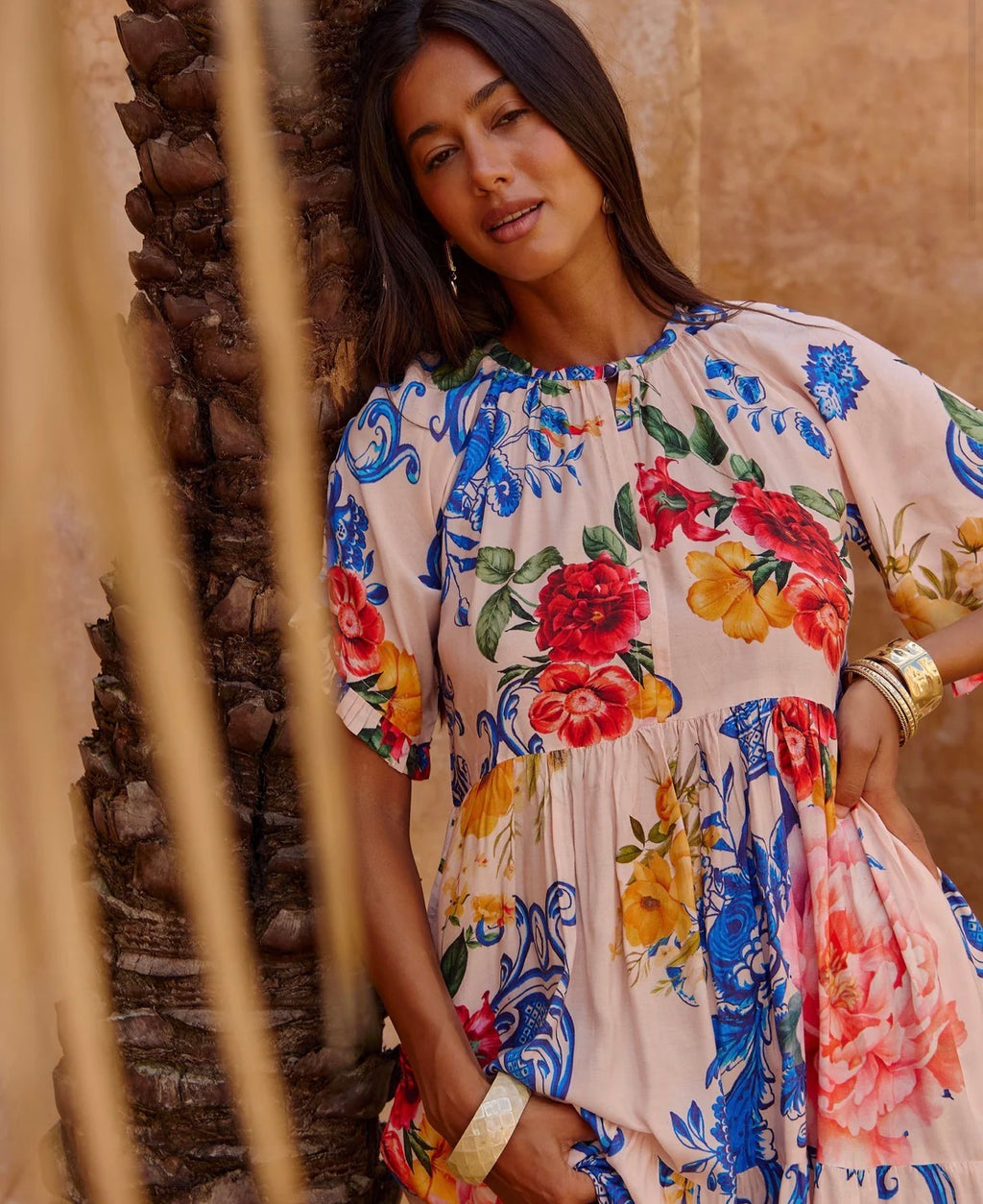 Naudic Amisha Maxi Dress Tangier Print