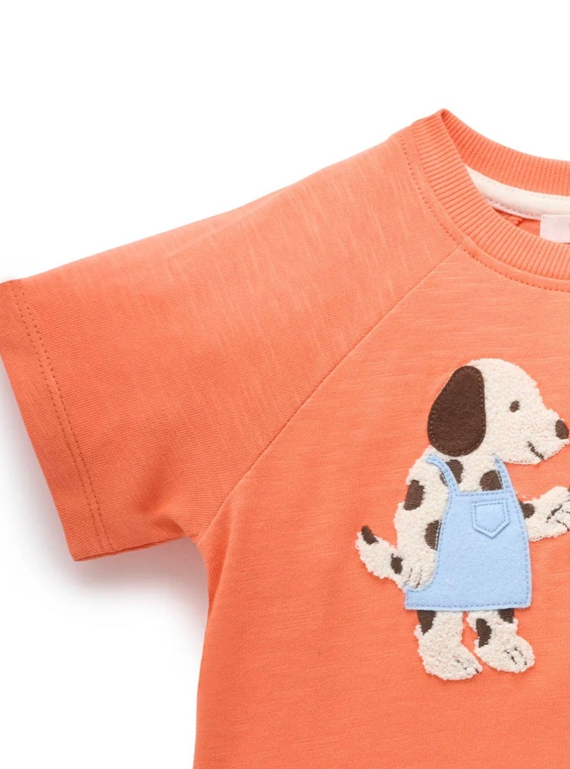 Purebaby Bbq Relaxed Tee Sunset