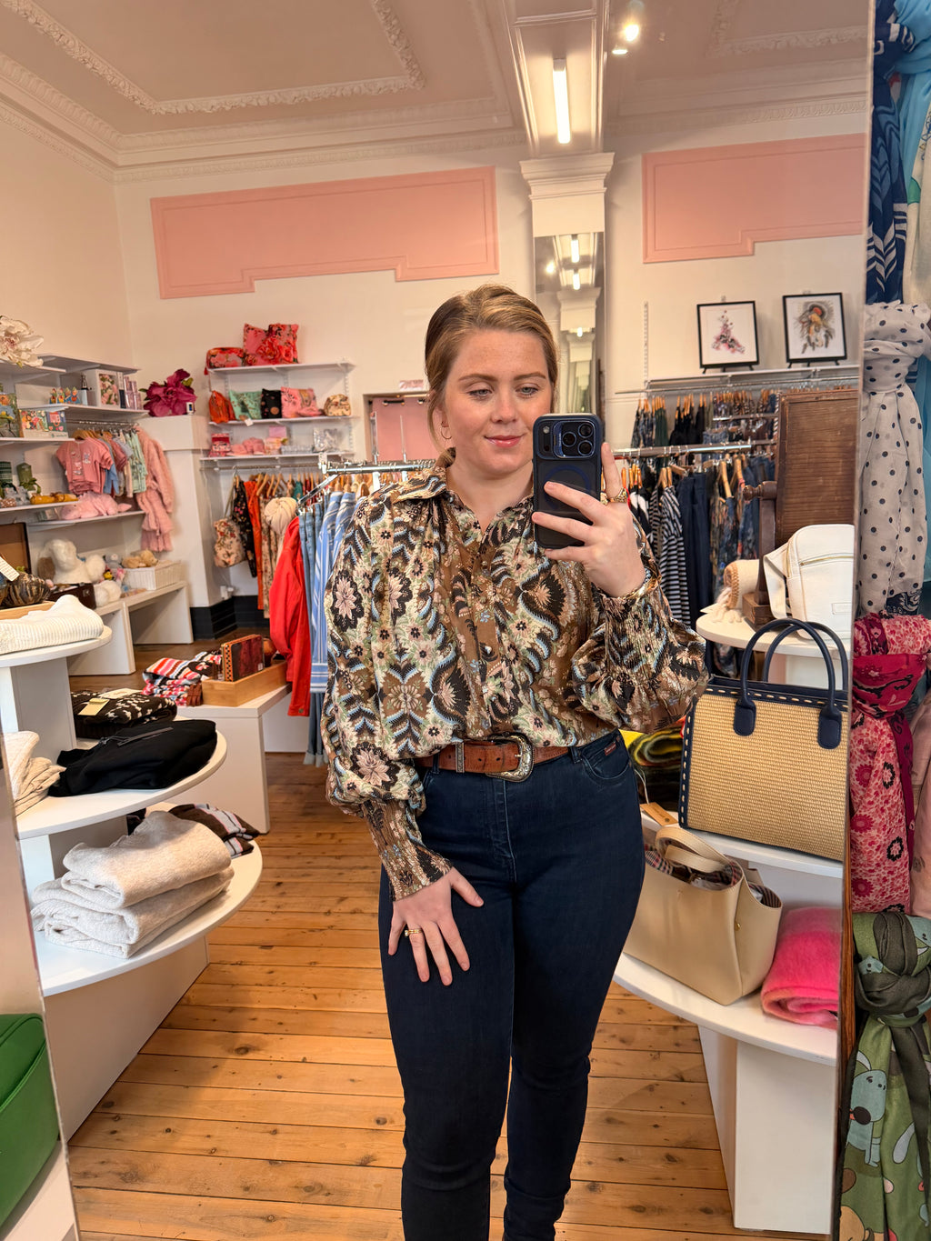 ST Germain Barcelona Cuff Blouse