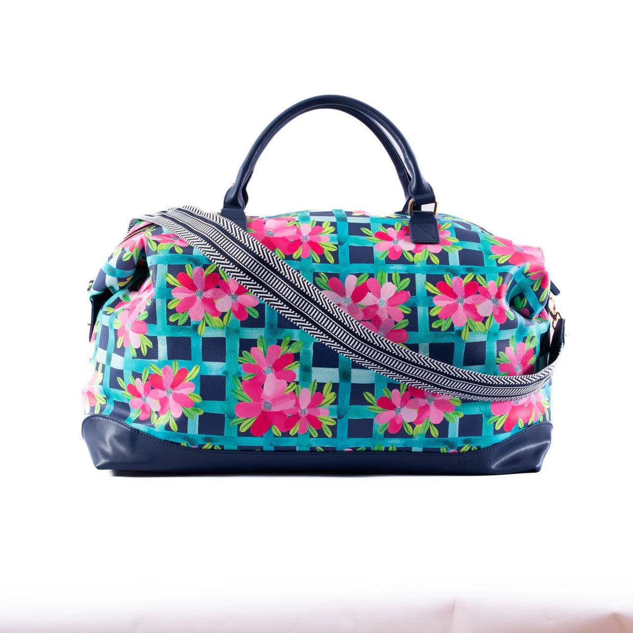 Liv & Milly Garden Trellis overnight bag