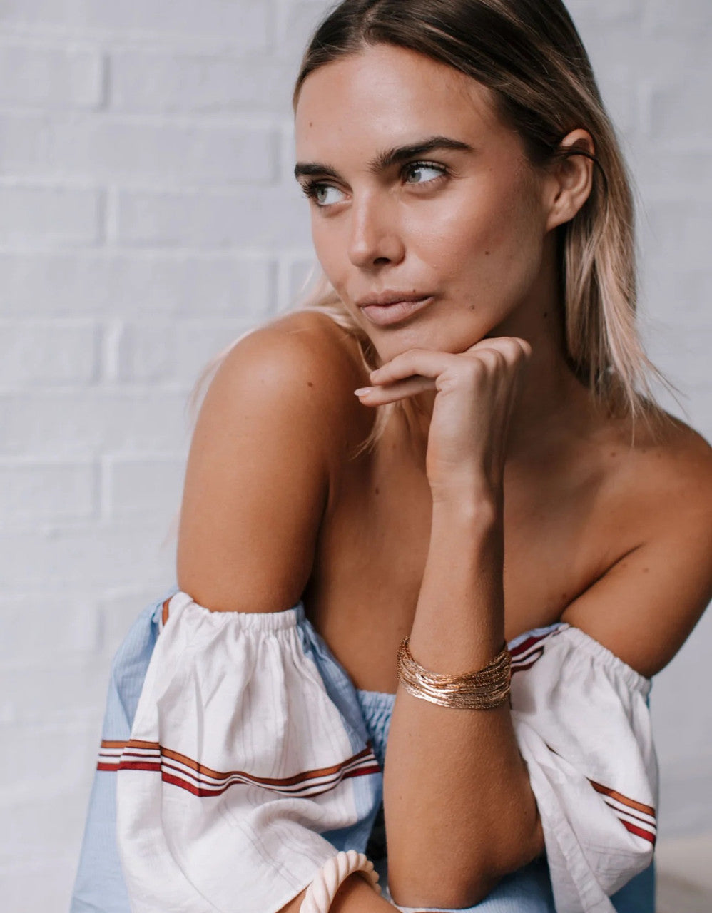 St Germaine Firenze Shirred Dress