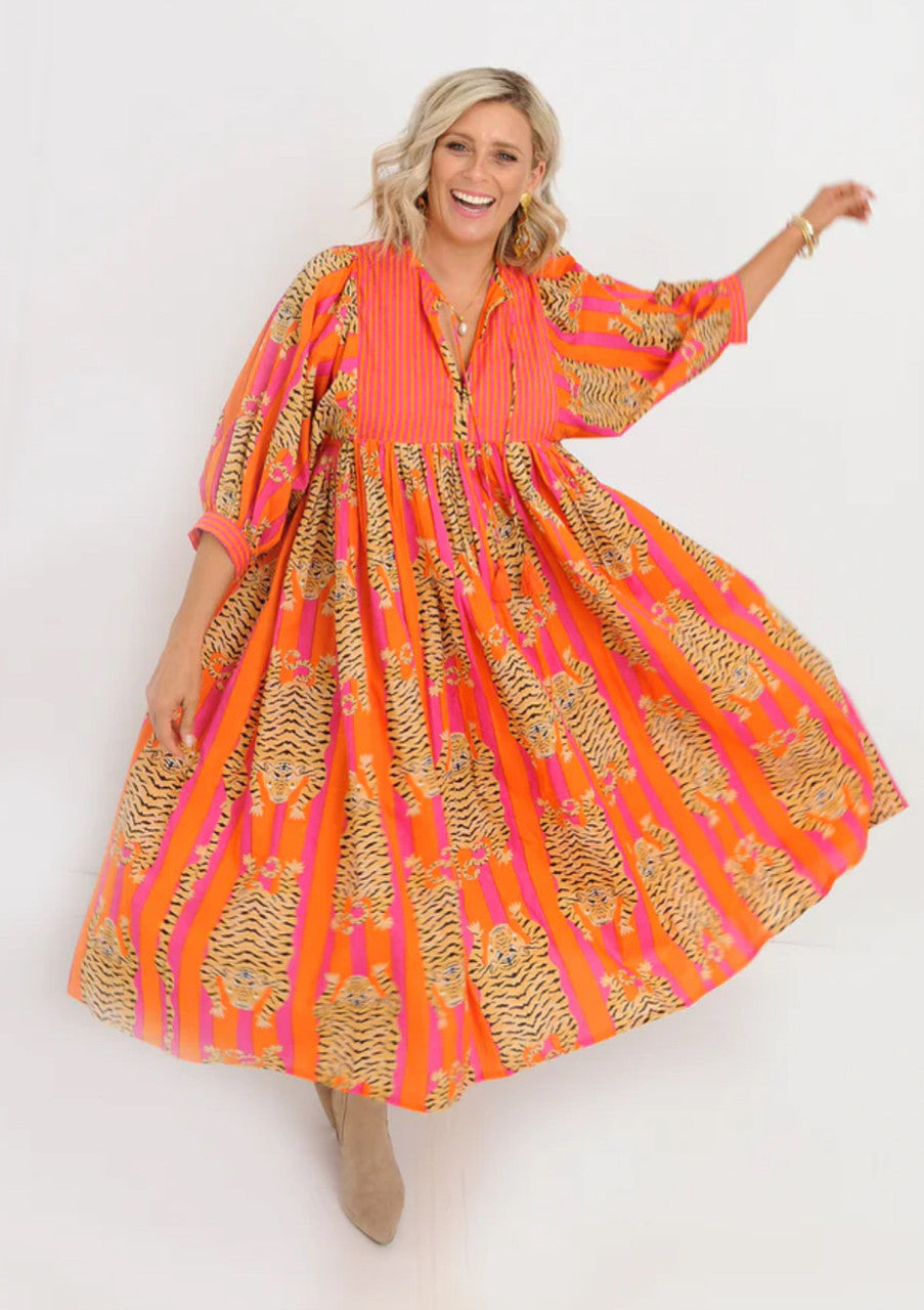 Ivy Pearl Alexander Santorini Tiger Dress