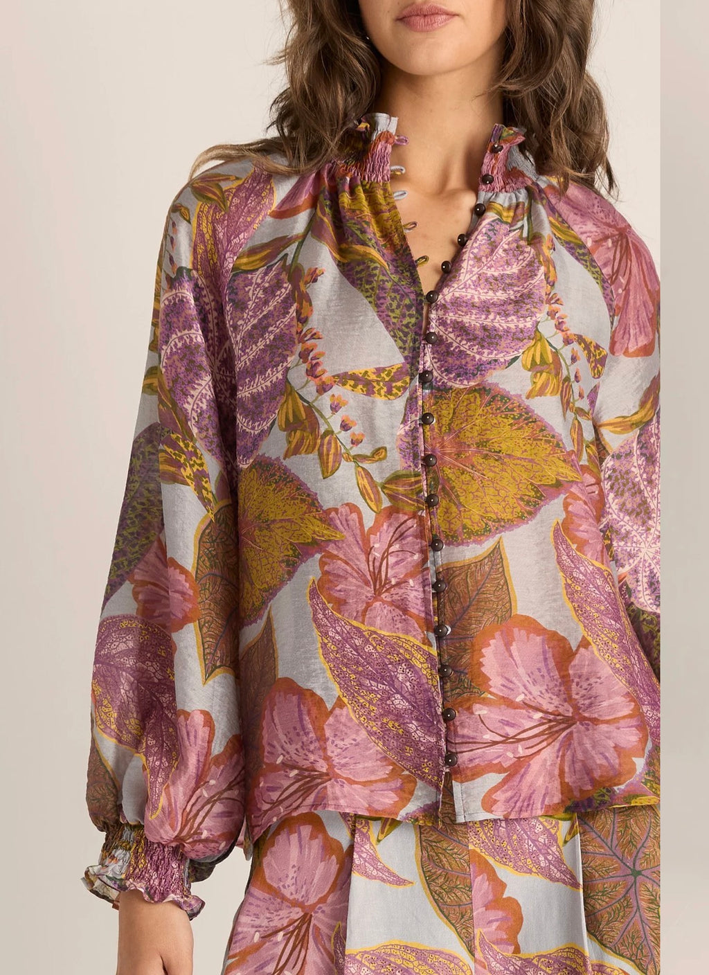 Fate & Becker Daria Shirred Blouse