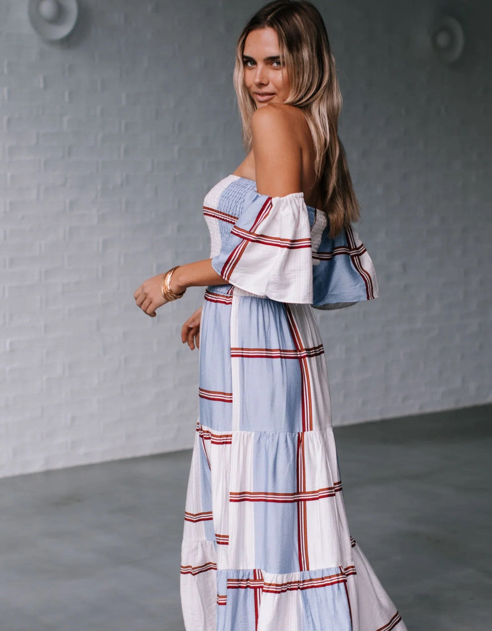 St Germaine Firenze Shirred Dress