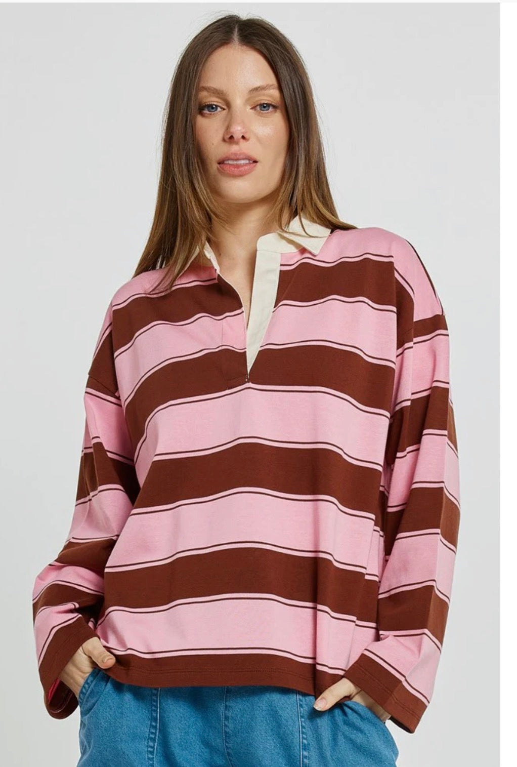Betty Basics Roland Rugby Top