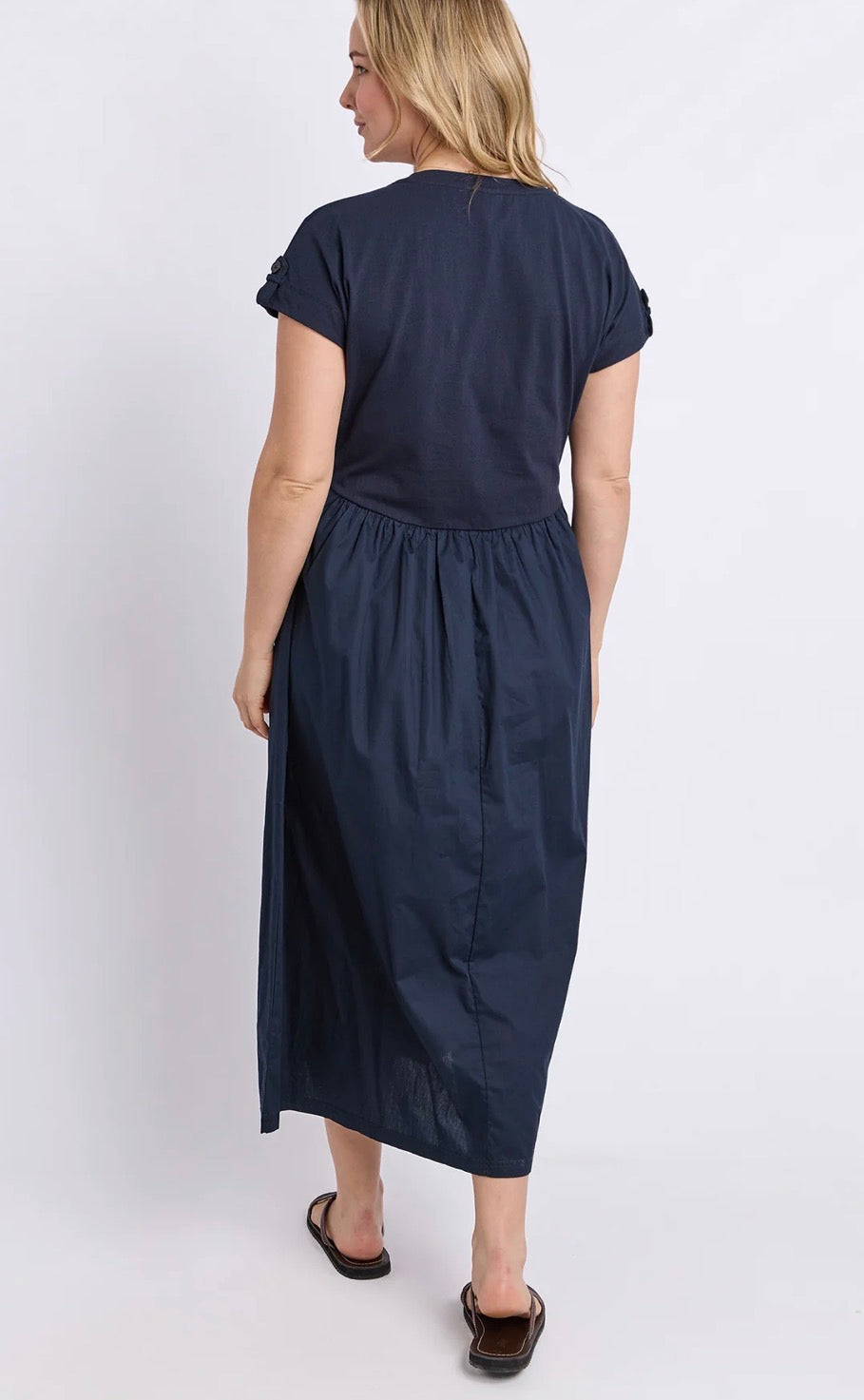 Elm Flo Dress Navy