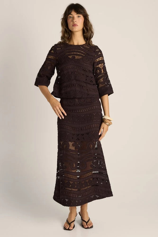 Fate & Becker Gaia Lace Skirt