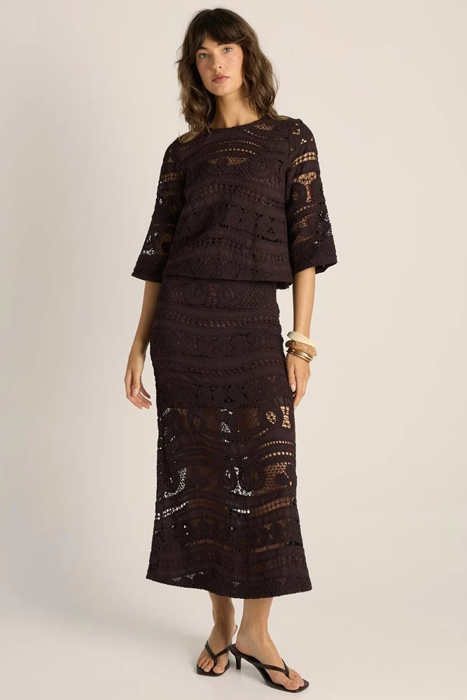Fate & Becker Gaia Lace Skirt